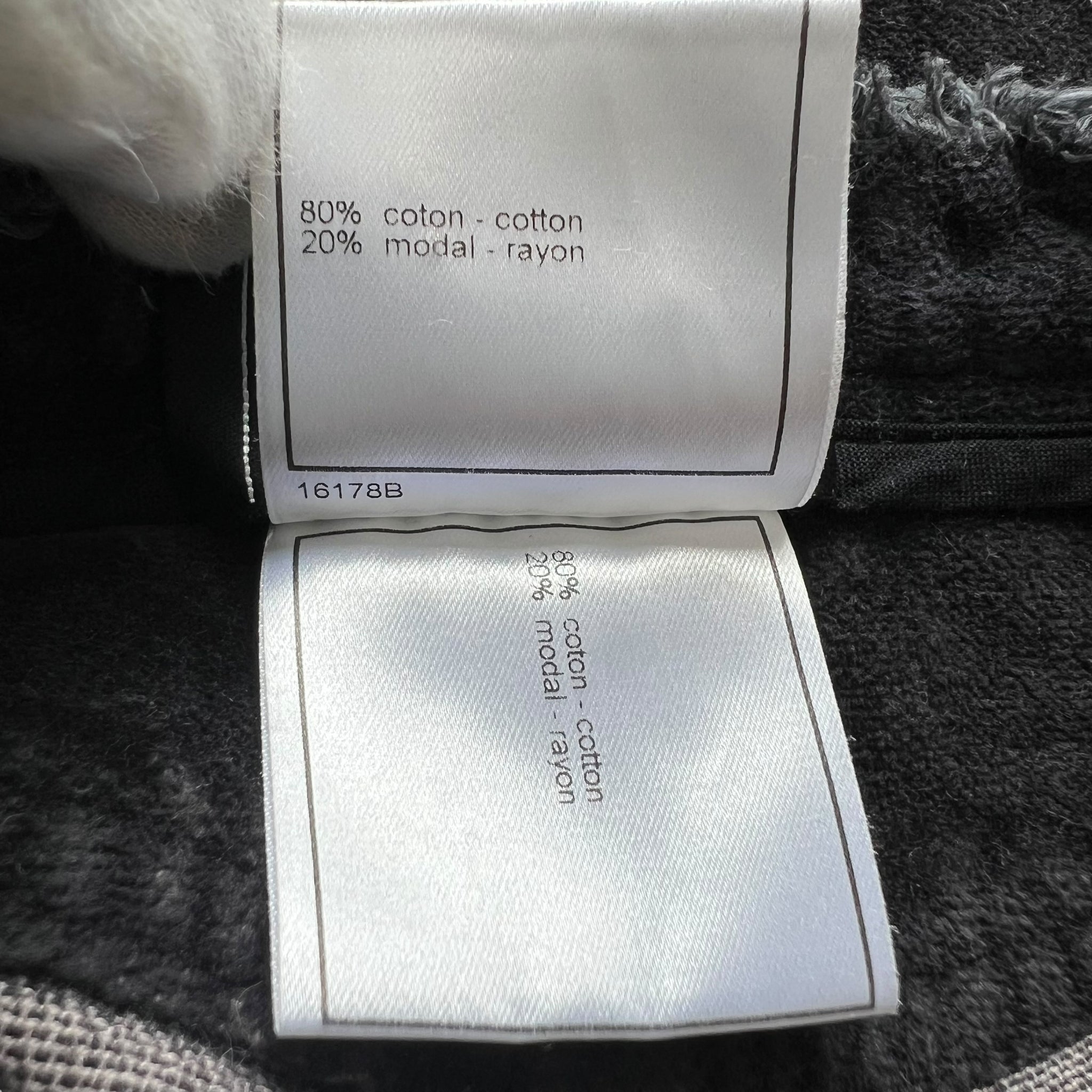 CHANEL COCO MARK VELOR TWEED BELT PANTS