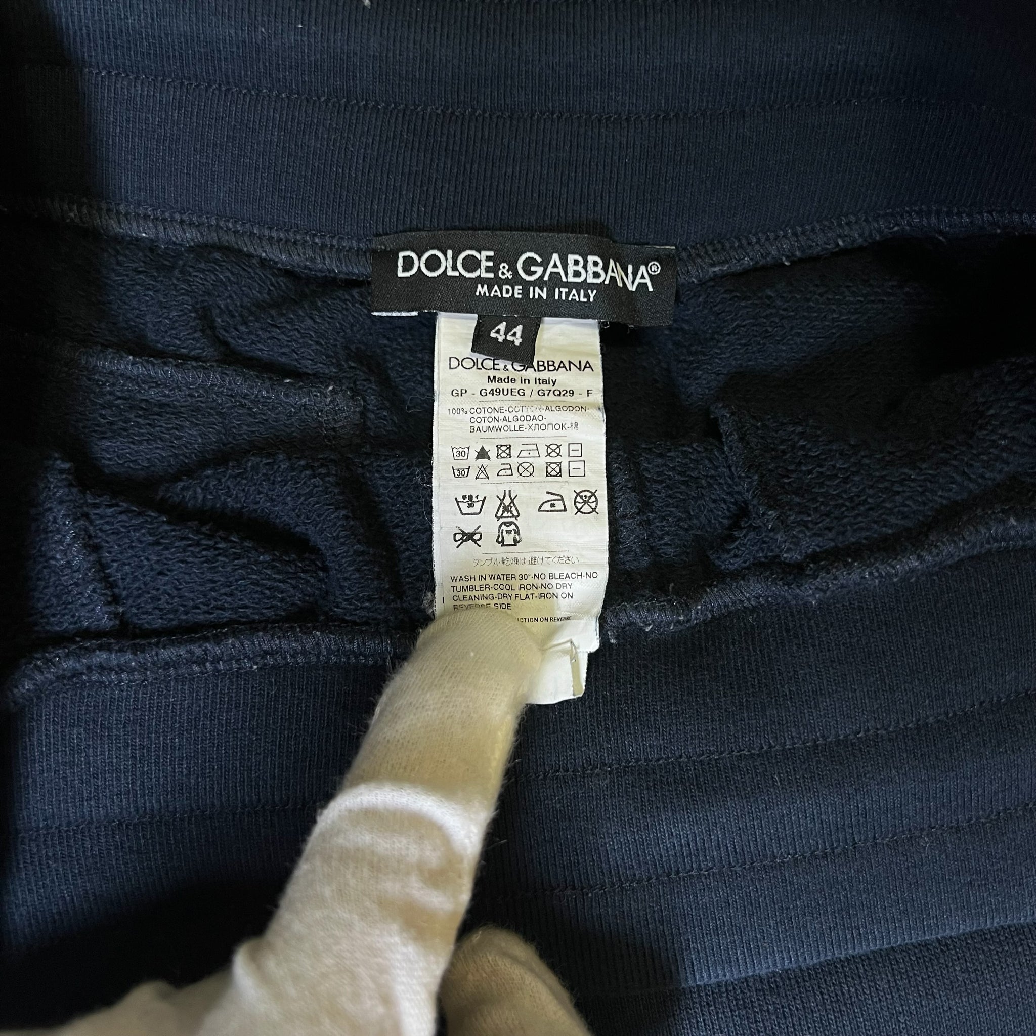DOLCE&GABBANA FOOTBALL MOTIF ''CALCIO'' BACK NUMBER 15 WAPPEN ITAIY COLOR 3 LINE SETUP JERSEY