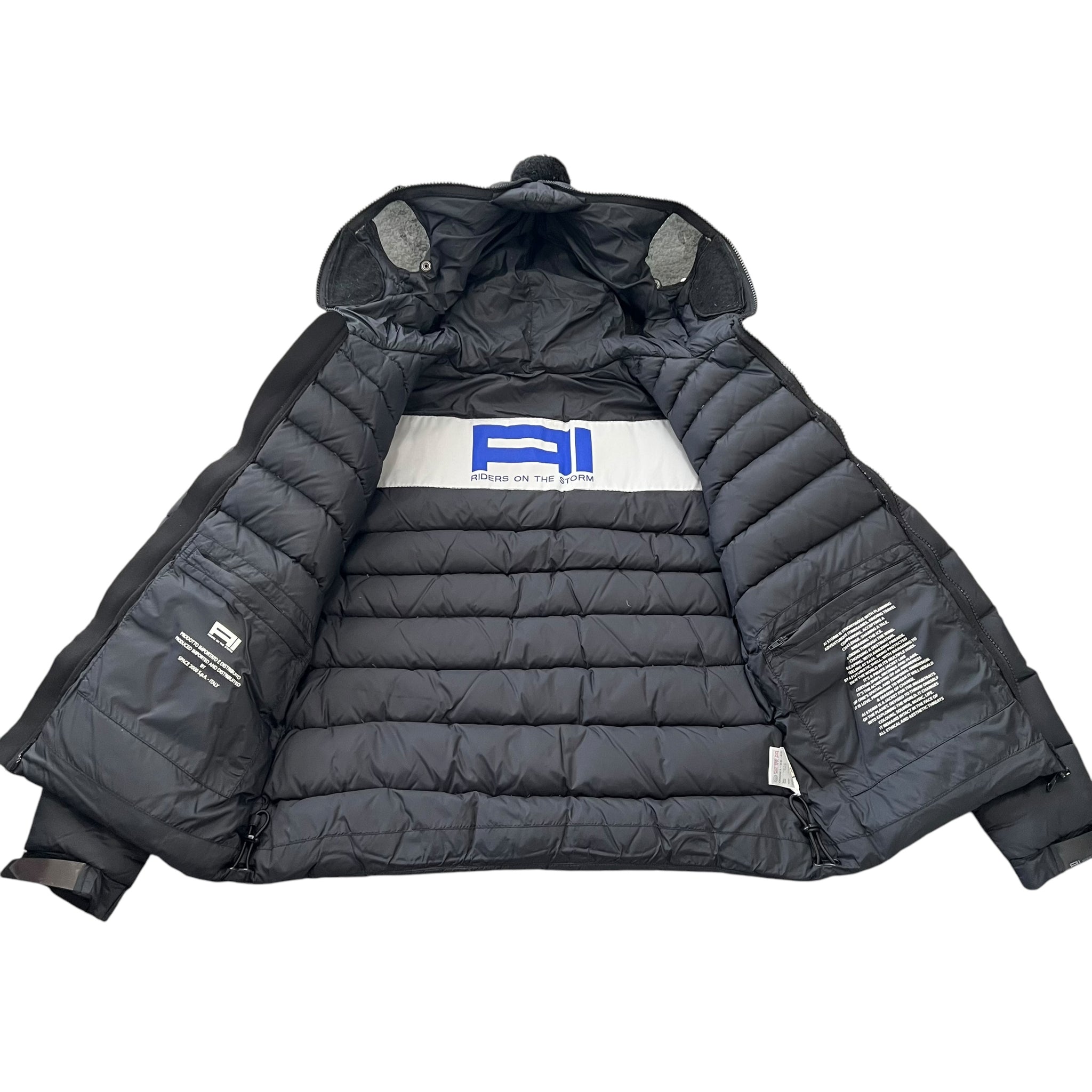 AI RIDER ON THE STORM Padded Goggle Down Jacket