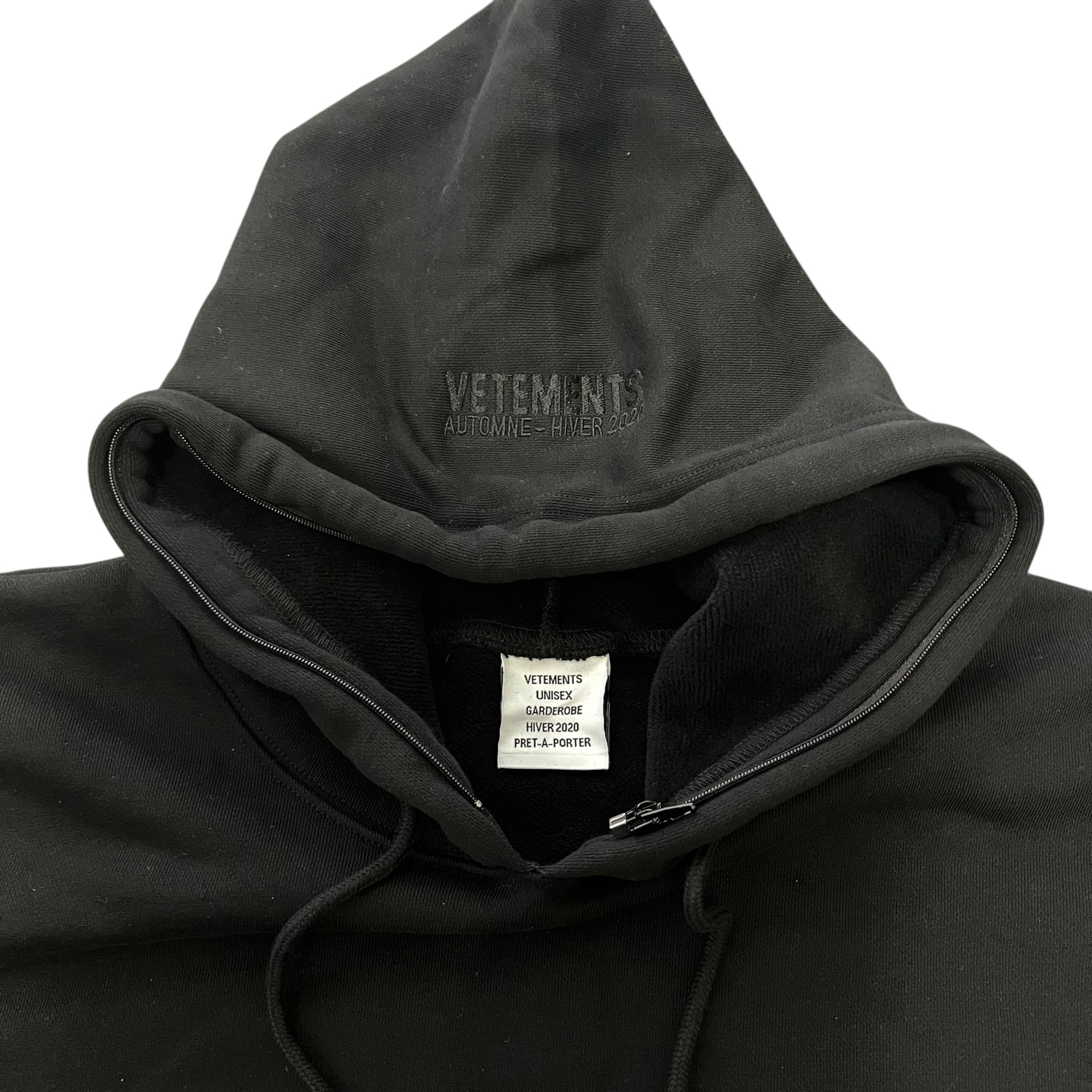 VETEMENTS 2019 Demna Gvasalia Reverse Anarchy Incognito Hoodie