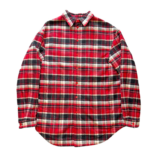 BALENCIAGA 19AW Flannel Check Flip Shirt