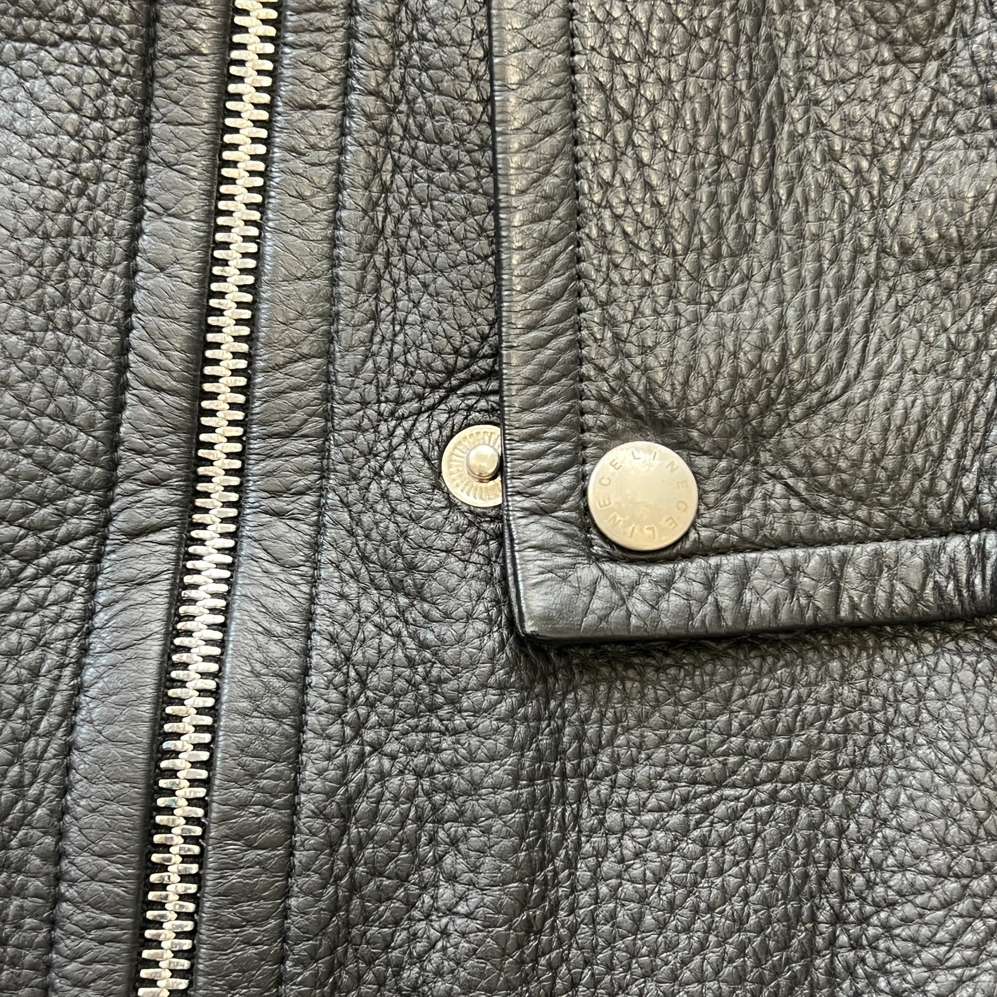 CELINE Vintage Deerskin Leather Long Coat