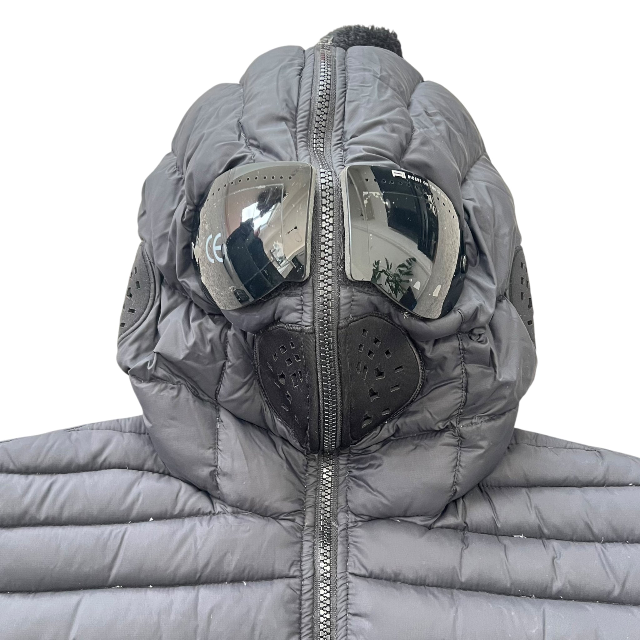 AI RIDER ON THE STORM Padded Goggle Down Jacket