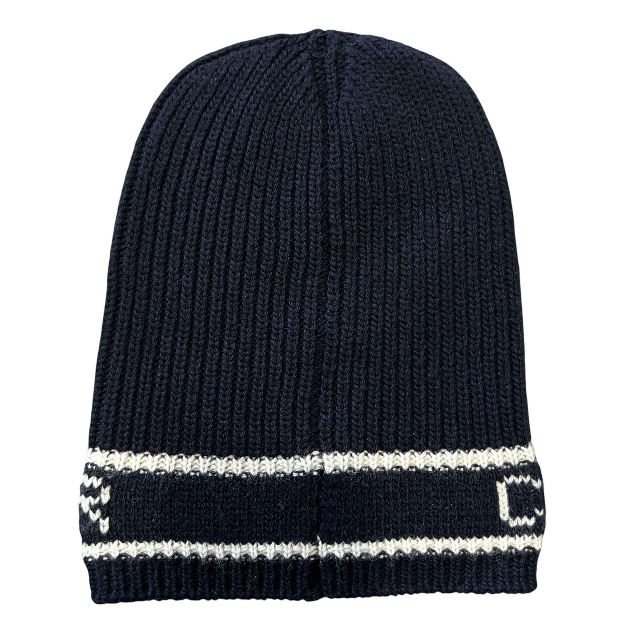 Christian Dior Star Logo Knit Beanie