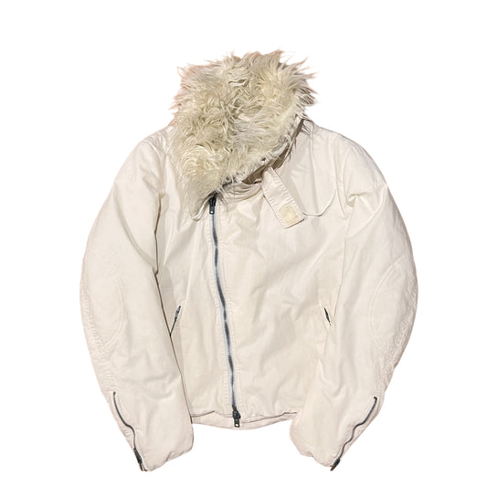 HELMUT LANG 99AW MOLESKIN ASYMMETRY ASTRO MOTO JACKET