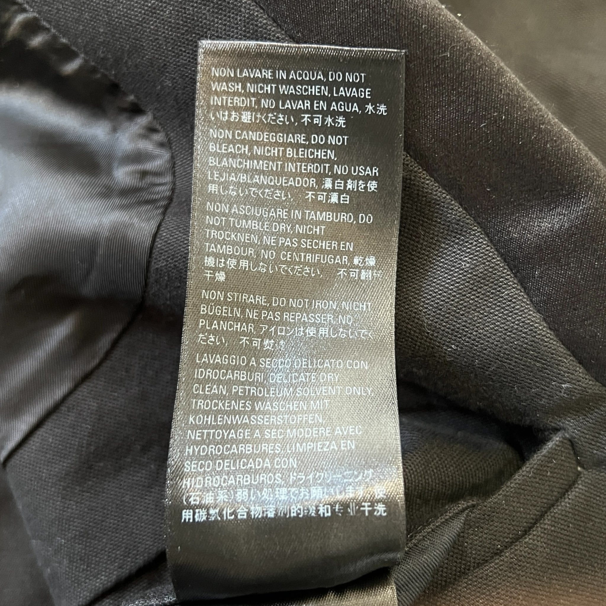 BALENCIAGA 2021 Winter Collection Cotton Canvas Rental Tuxedo Jacket