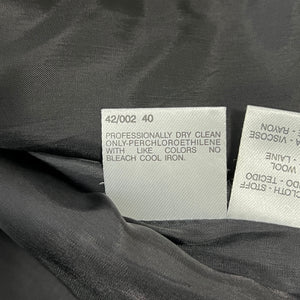 Max Mara Wool × Viscose Fly Front Tailored Jacket and Midi Skirt Set-up