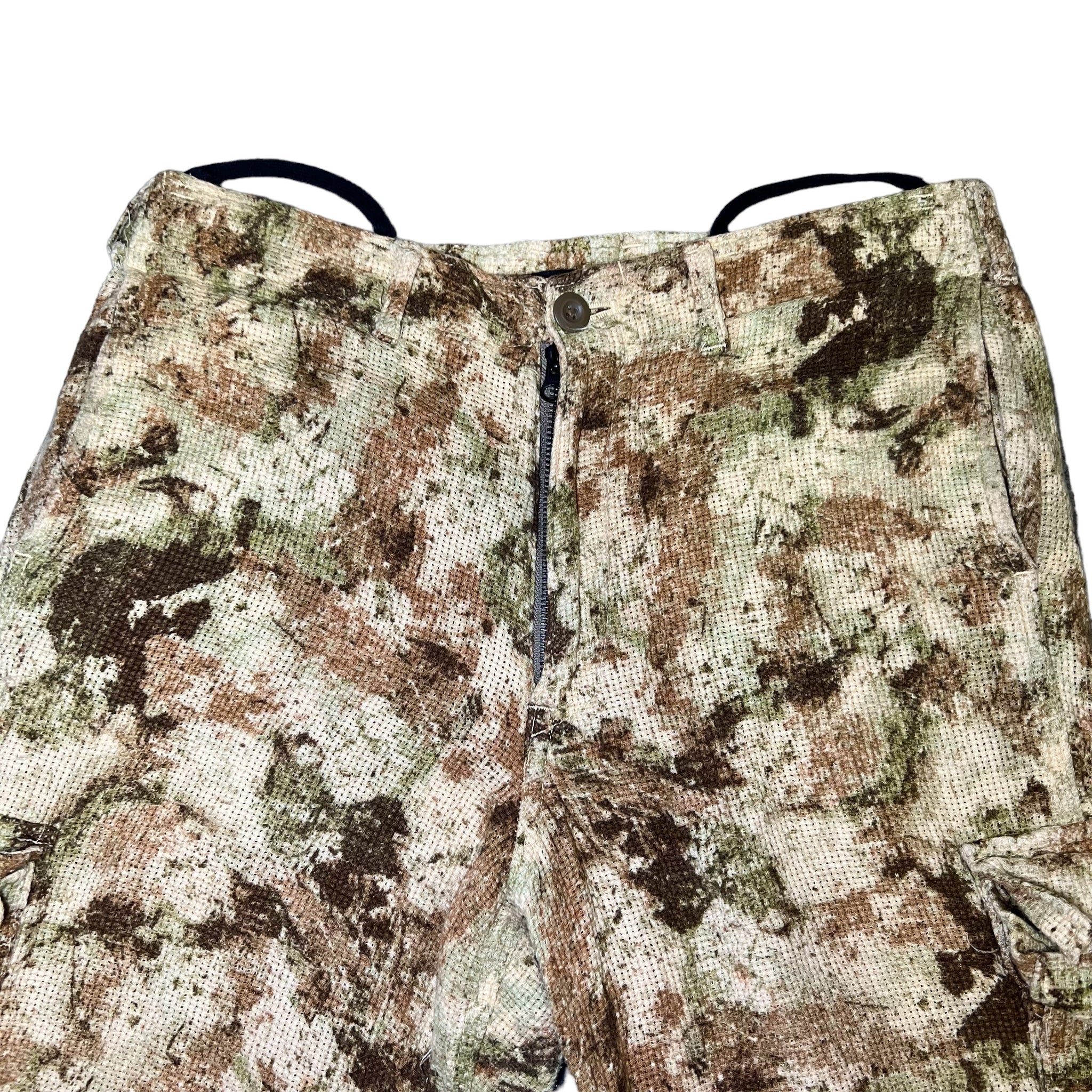 GENERAL RESEARCH 1998SS COTTON TREE CAMO SET-UP JACKET & SHORTS
