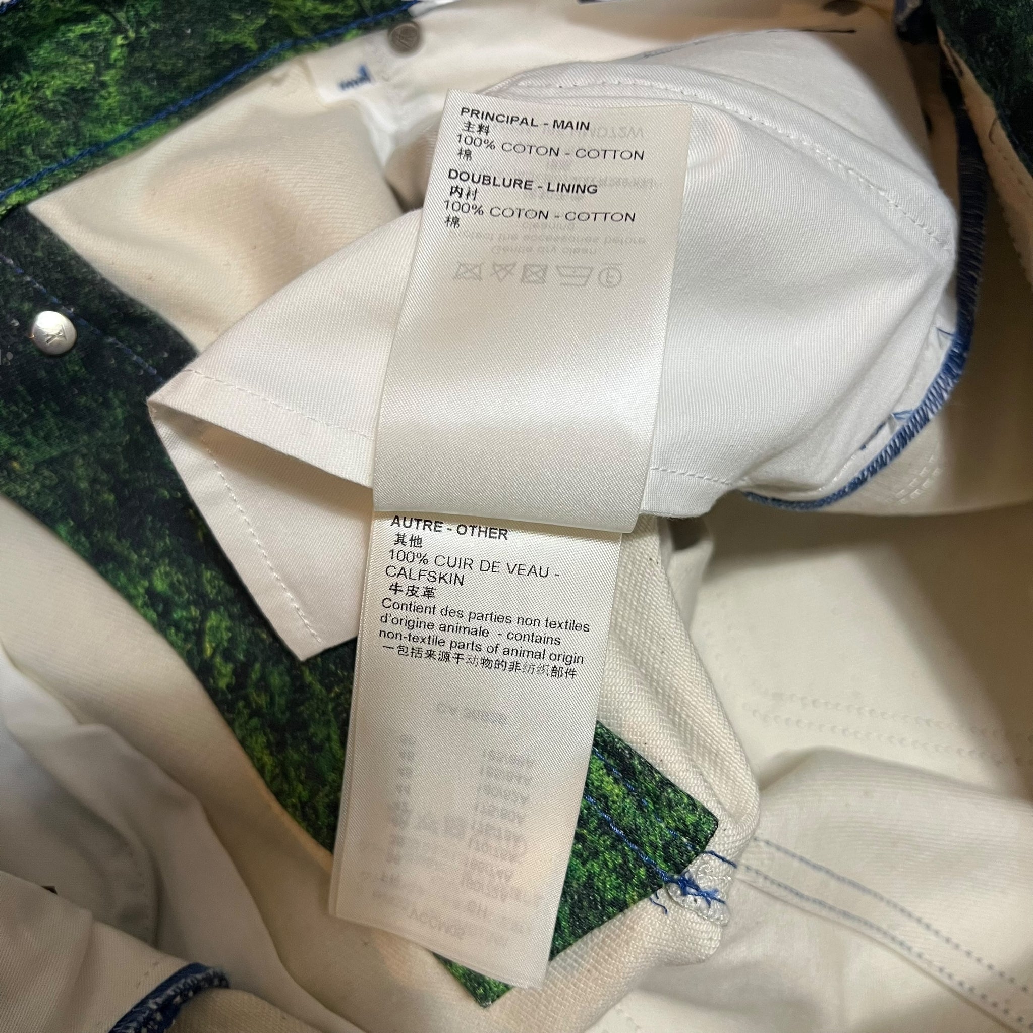 LOUIS VUITTON ×VIRGIL ABLOH 2022SS LANDSCAPE DENIM PANTS