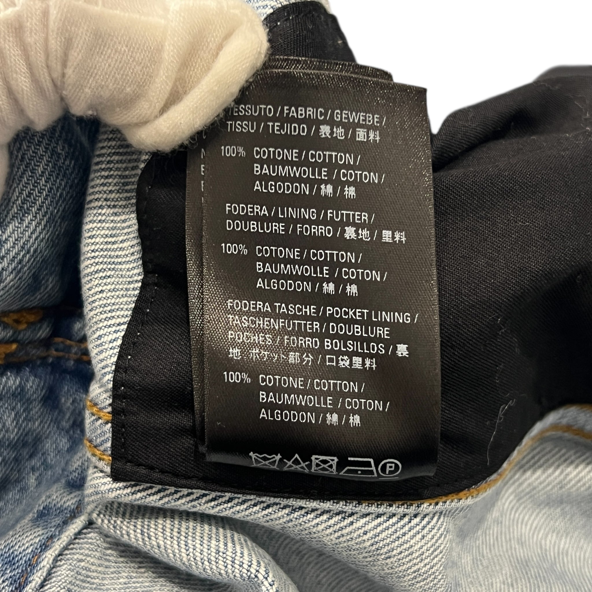 BALENCIAGA 2020AW Demna Gvasalia Distressed Denim Jacket