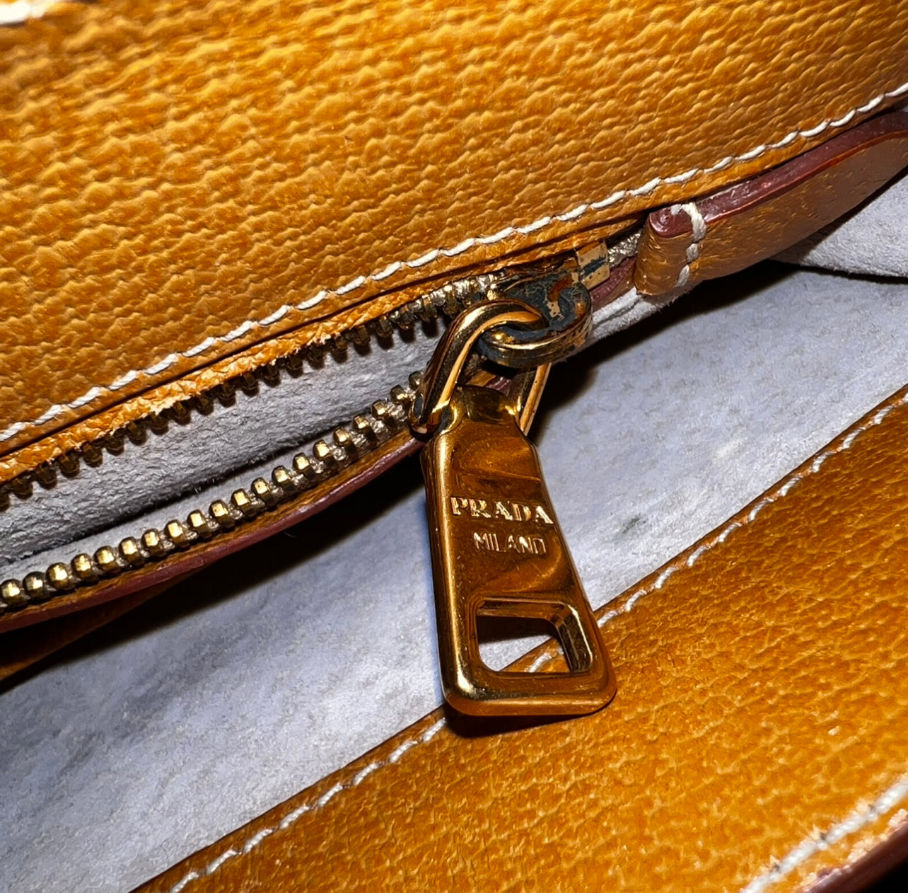 PRADA STRIPED CANVAS AND LEATHER CROSSBODY PURSE HANDBAG MULTIPLE COLOR