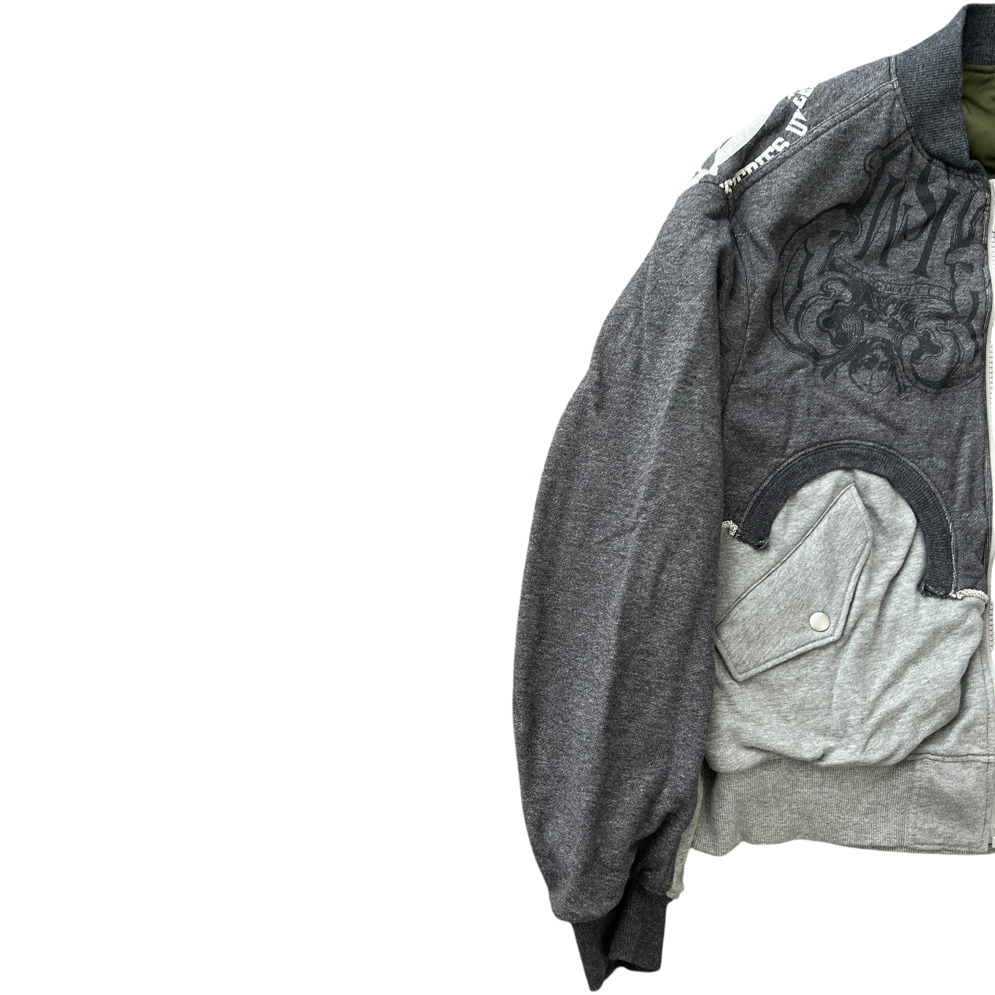 UNDERCOVER Undercoverism 2022SS Rebel Gods Hybrid Custom Reversible Flight Jacket & Rebel Gods Hybrid Sweat Pants