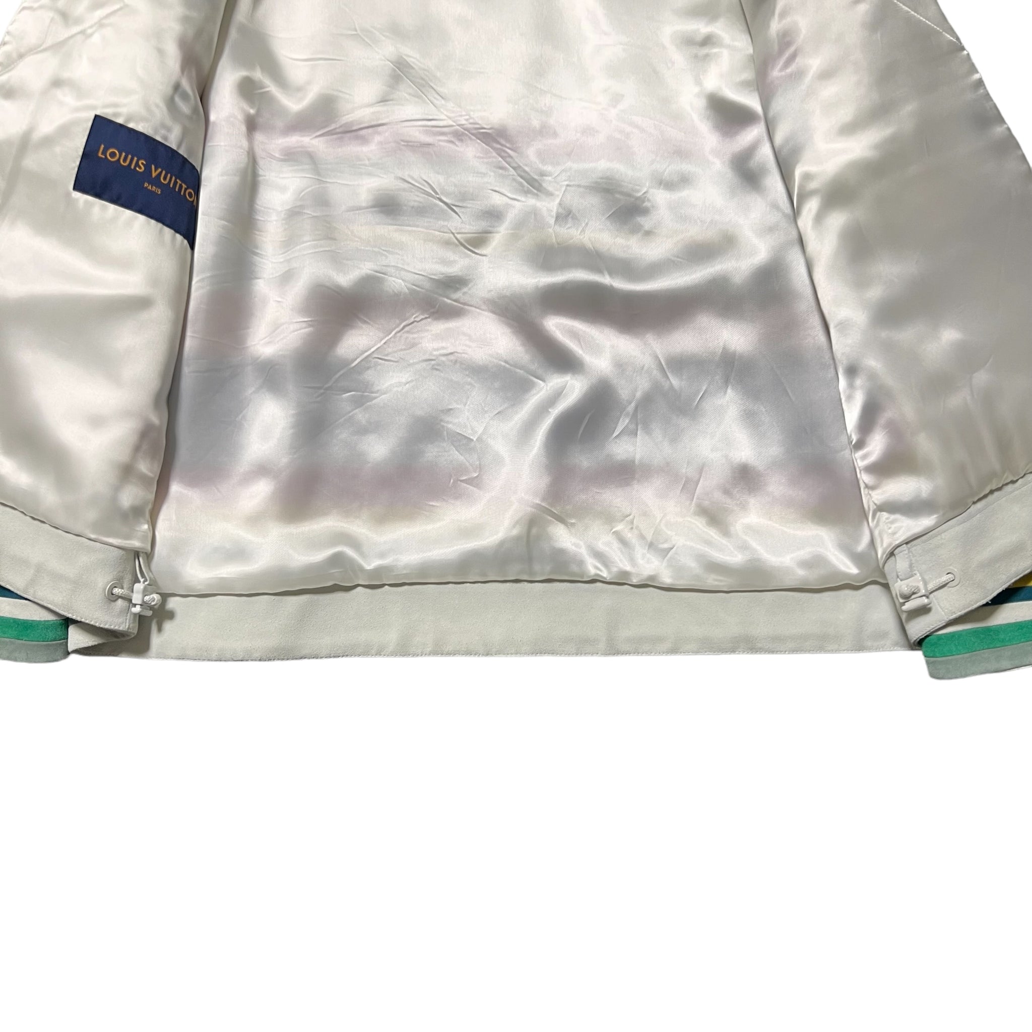 LOUIS VUITTON 2021SS NUBUCK LEATHER INTARSIA ADMIRAL JACKET VIRGIL ABLOH 