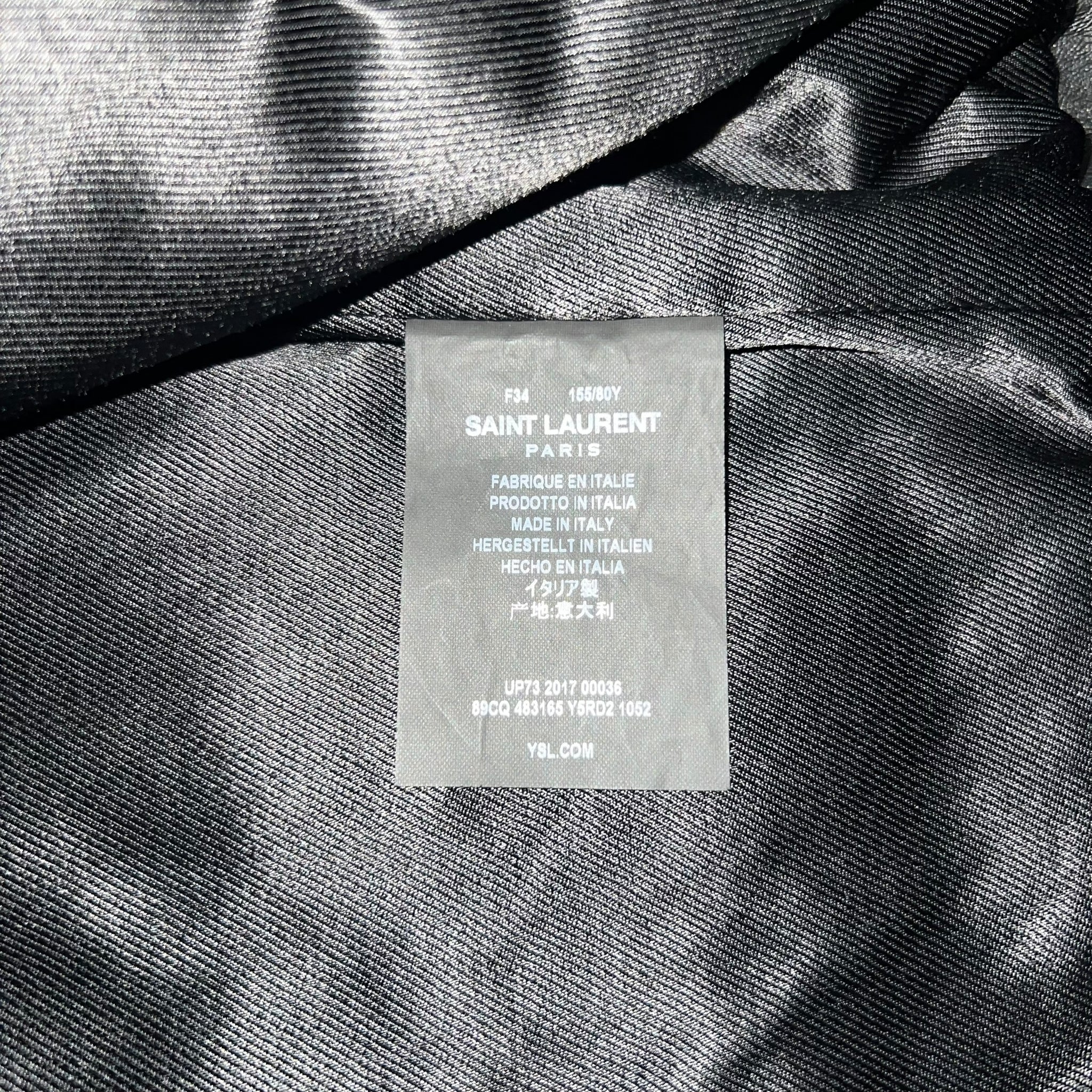 SAINT LAURENT PARIS 2017AW MOTORCYCLE JACKET Cat&Cocktail