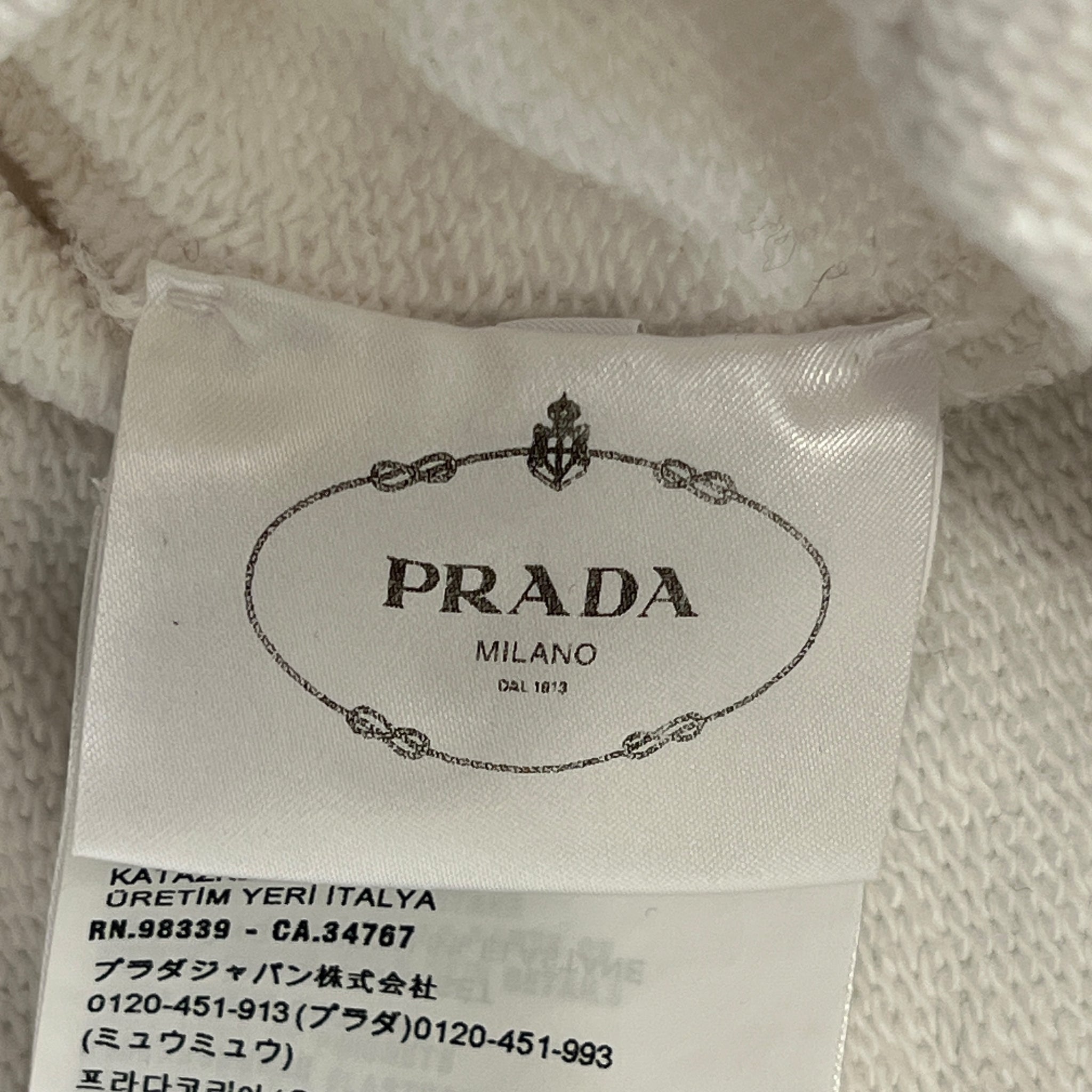 PRADA × RAF SIMONS 2021SS GRAPHIC PRINT OVERSIZED HOODIE PETER DE POTTER