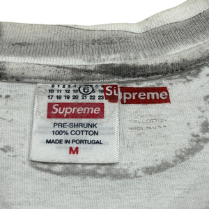 SUPREME × MM6 Tromp l'oeil Box Logo T-Shirt