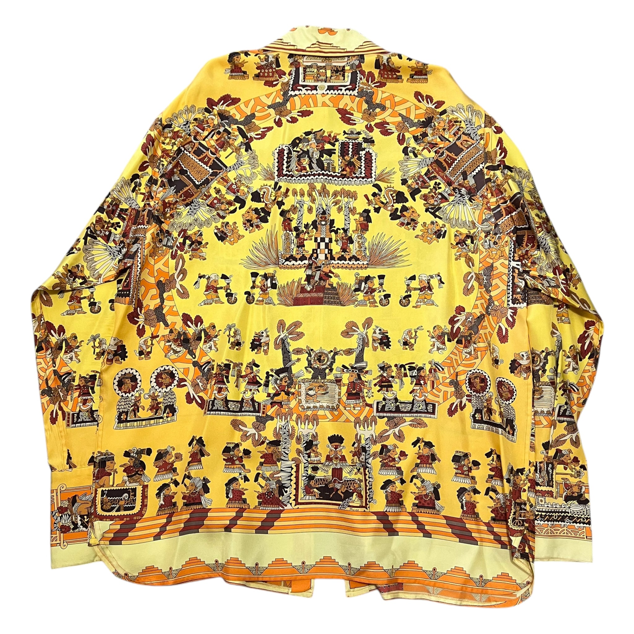 HERMES ASTRES et SOLEILS Slik Button Down Shirt