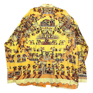 HERMES ASTRES et SOLEILS Slik Button Down Shirt