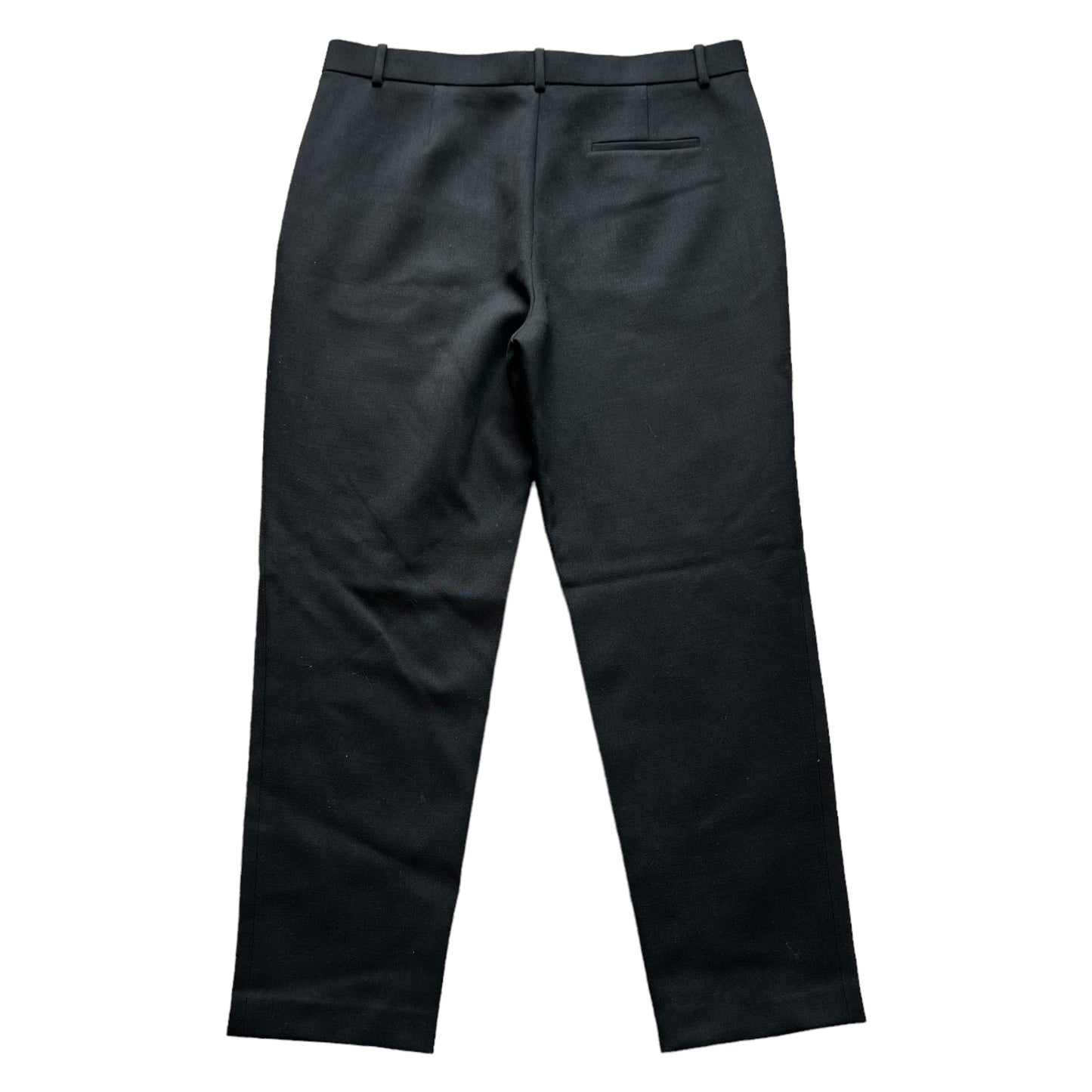 THE ROW black heavy wool trousers