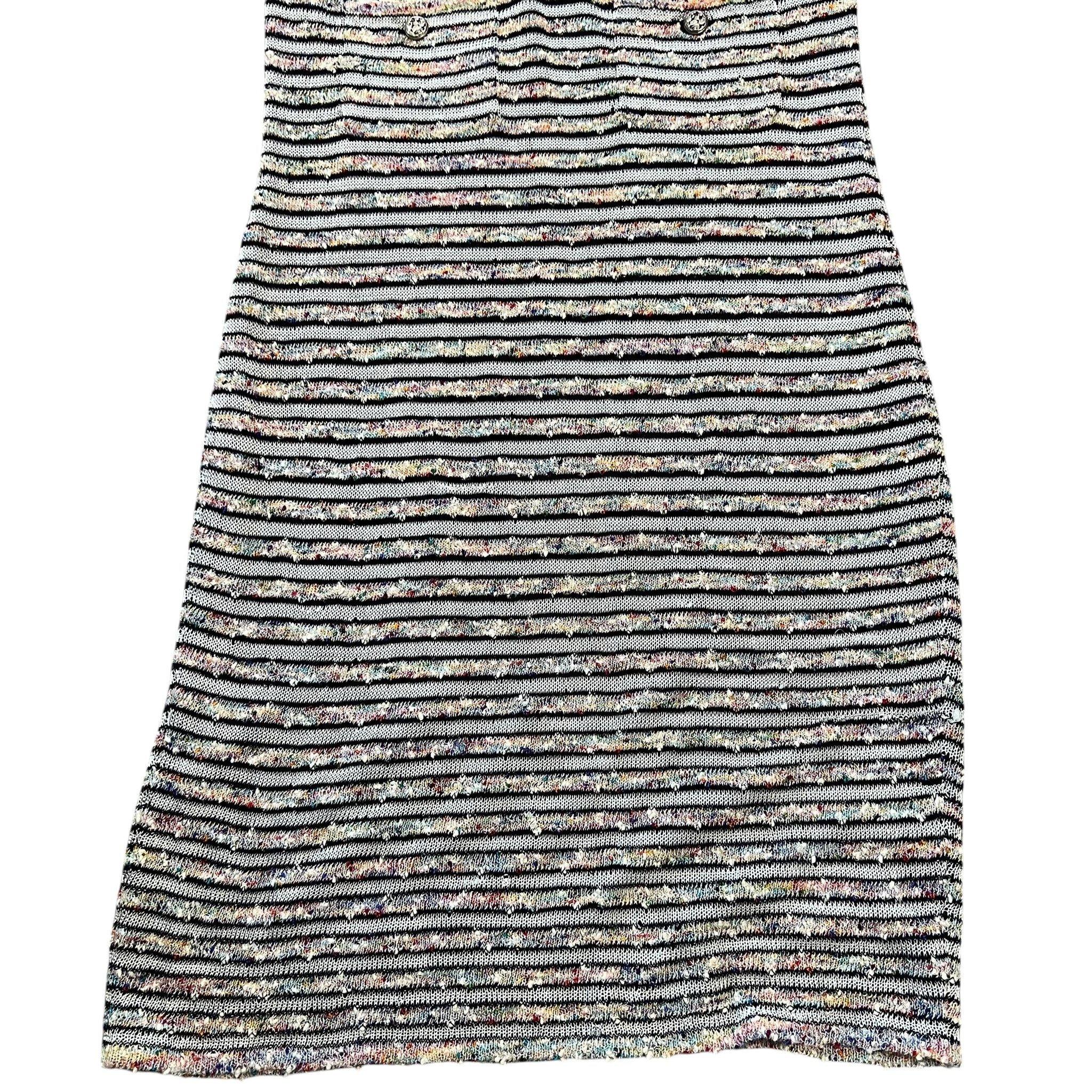 CHANEL Tweed knit Multi Color Summer Viscose One-Piece