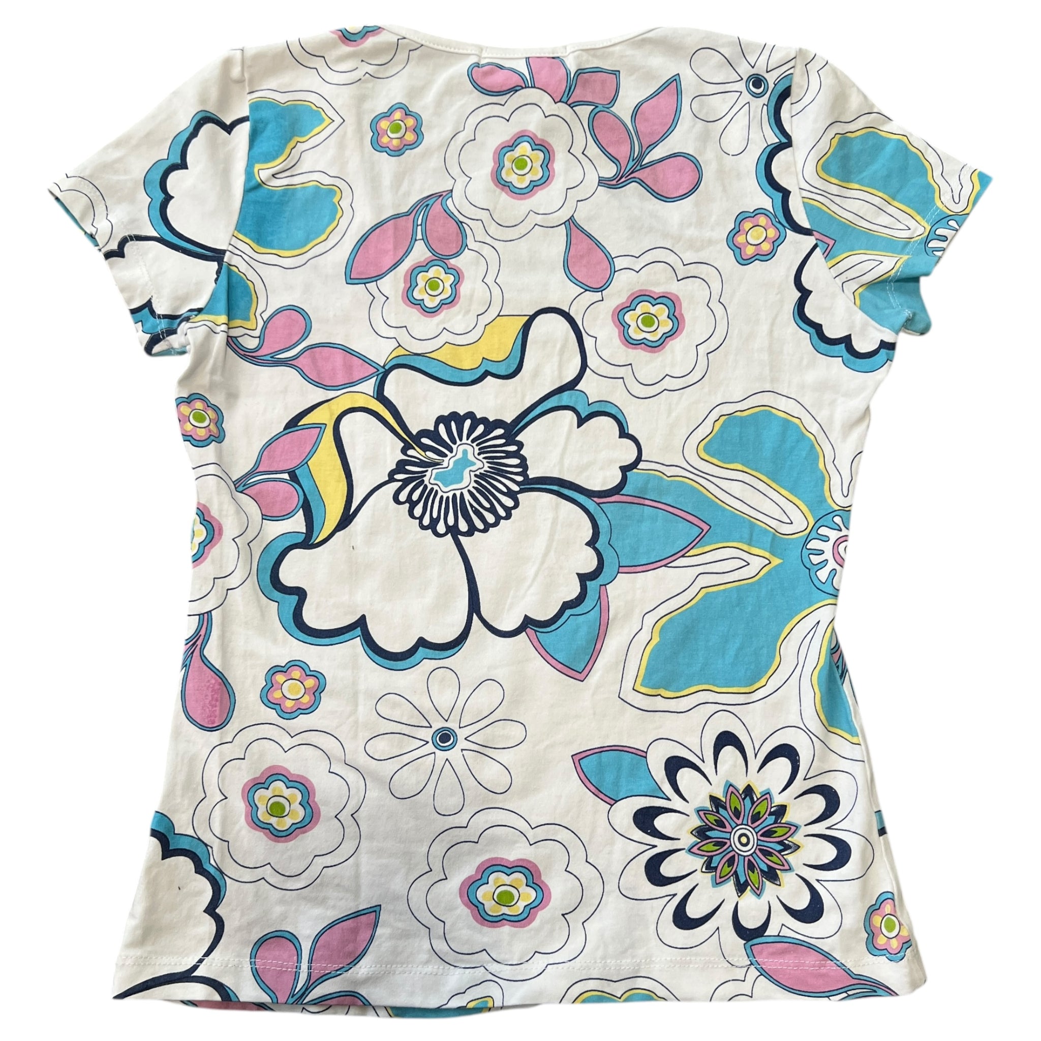 Chirstian Dior John Galliano Printed Flower T-Shirts