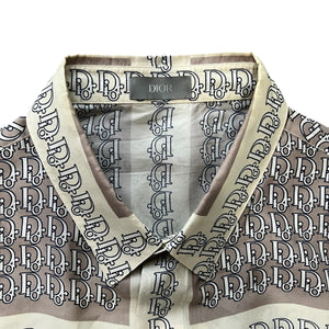 Dior 2021SS Trotter Pattern Short Sleeve Shirts