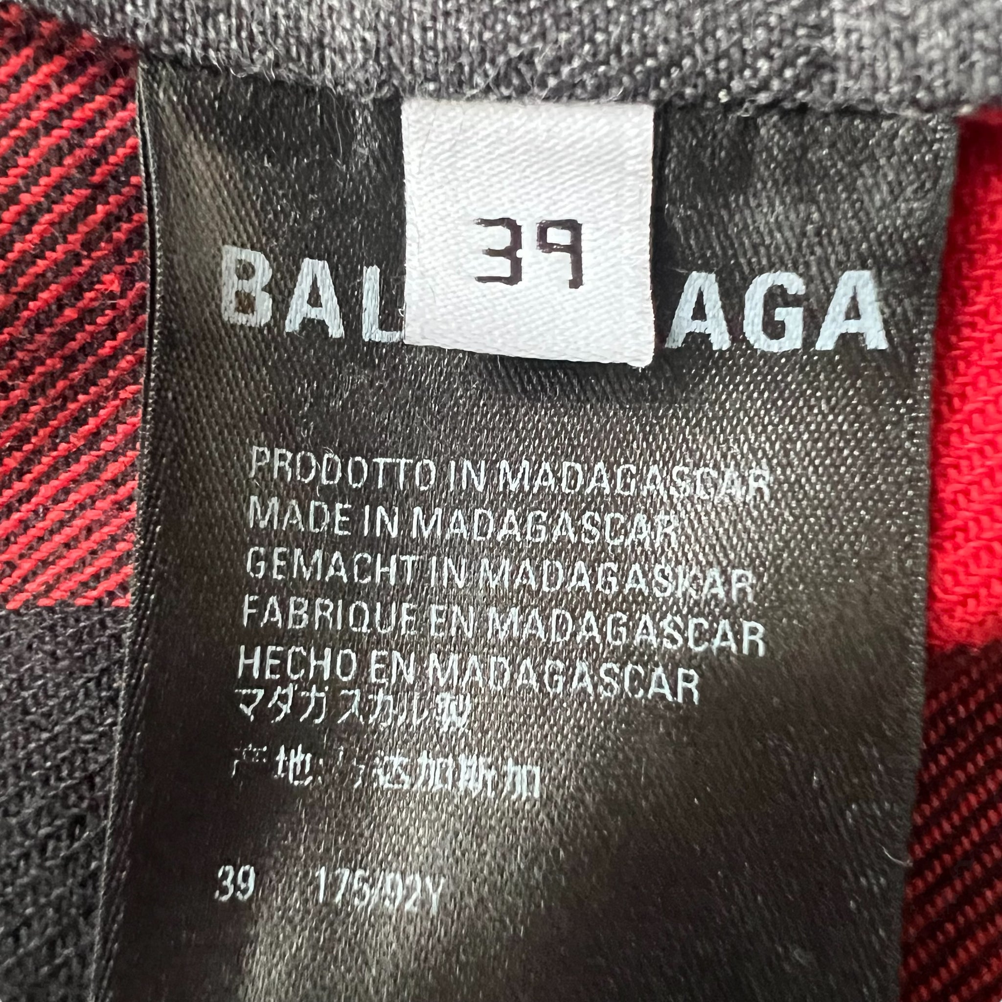 BALENCIAGA 2021SS PATCH WORK SHIRT