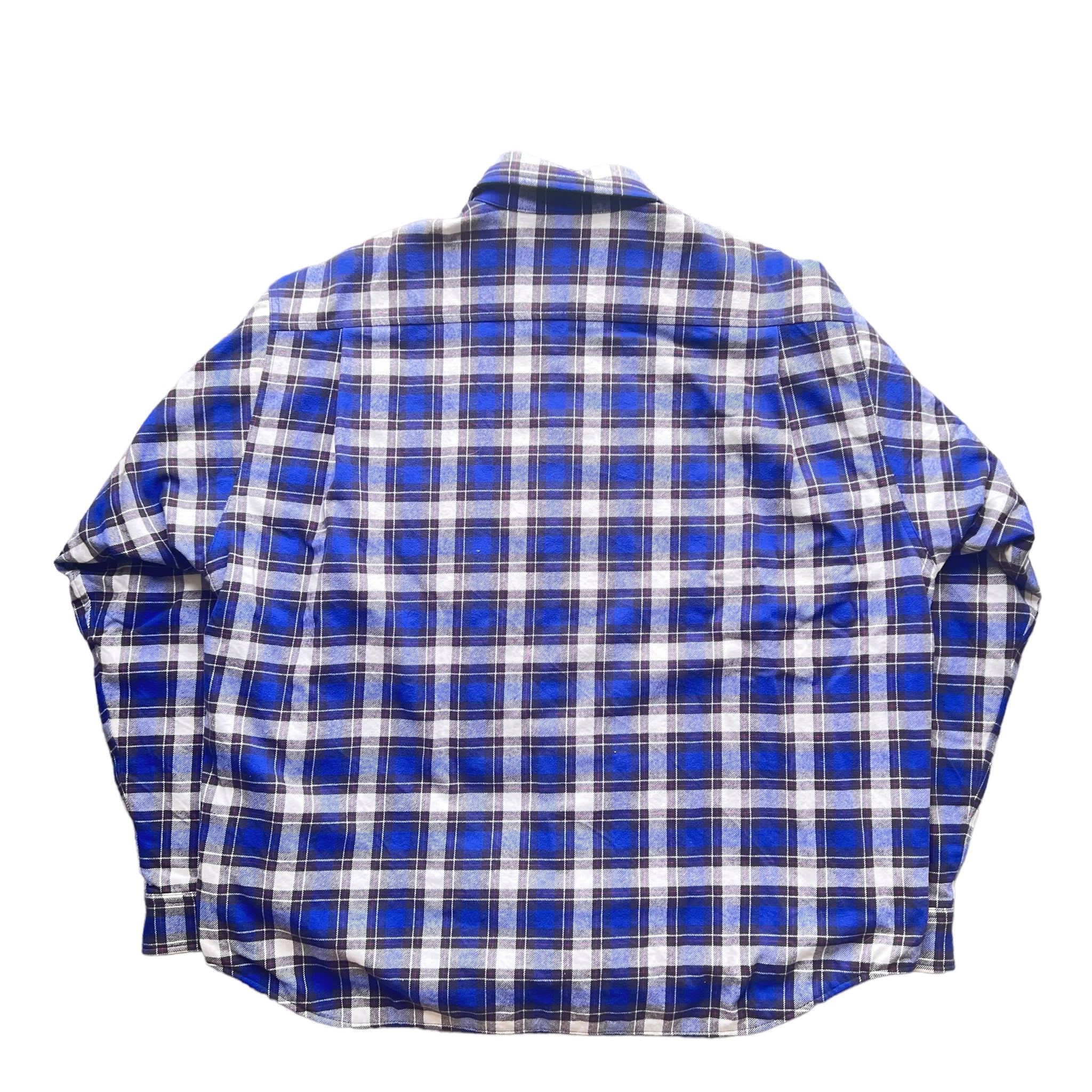 BALENCIAGA 17AW Padded Flannel Shirt Jacket