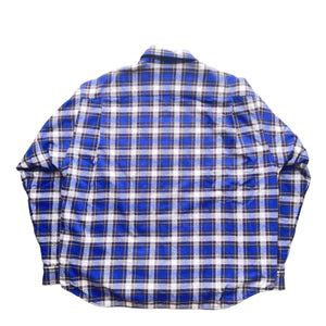 BALENCIAGA 17AW Padded Flannel Shirt Jacket
