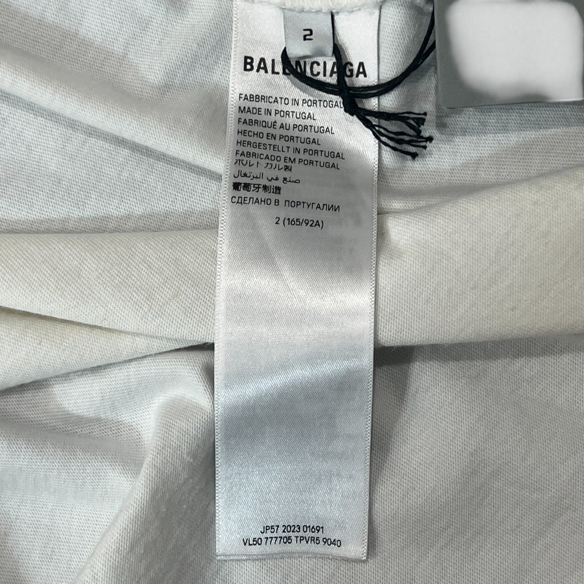 BALENCIAGA 2024SS BALENCIAGA PARIS Bootball Game Shirt