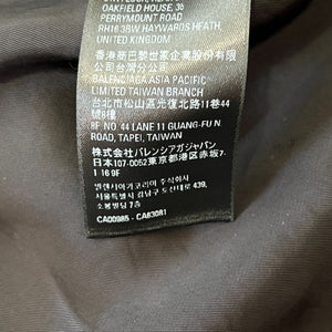 BALENCIAGA 2022SS ディストレス オーバーサイズ バッファローチェック ラインドシャツジャケット
