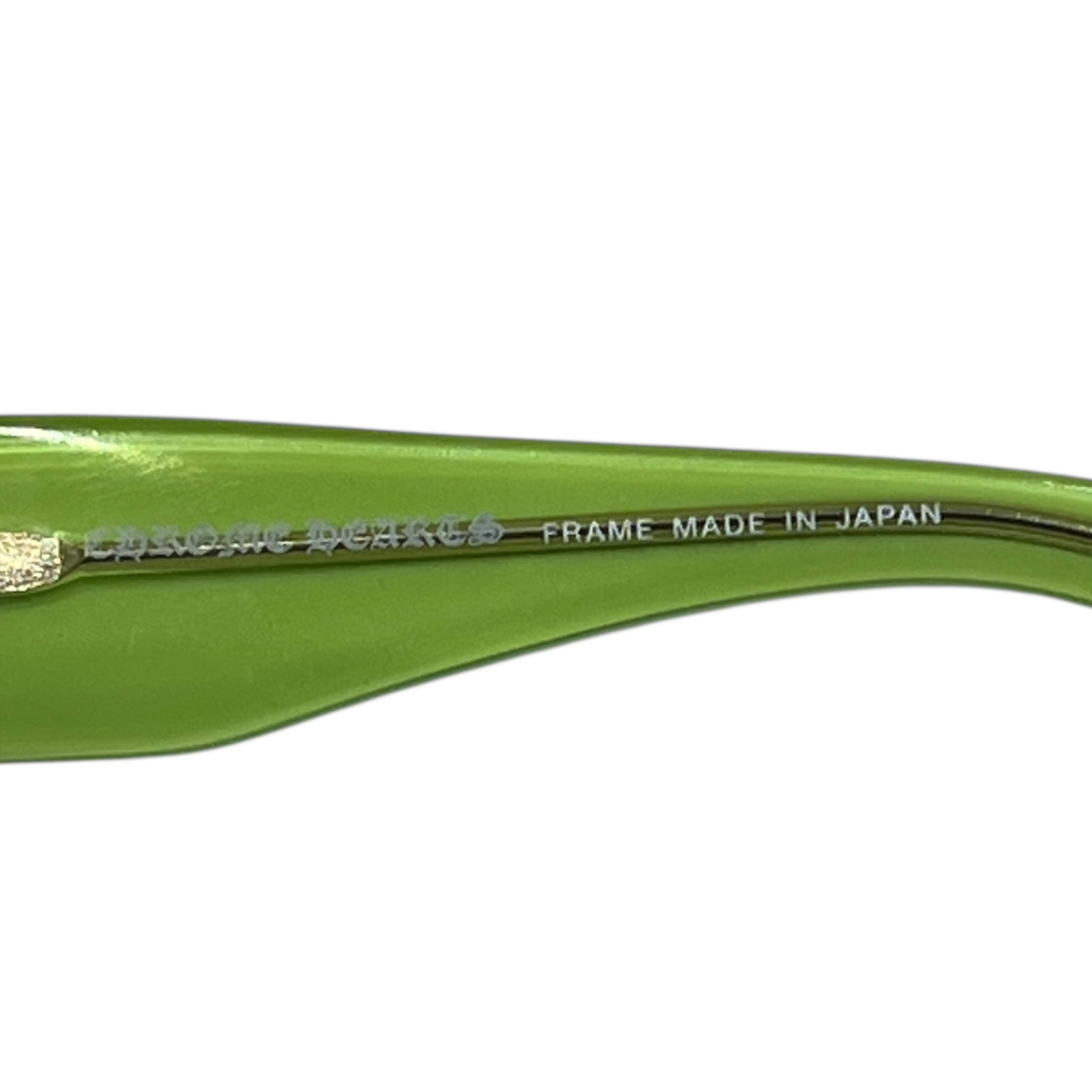 CHROME HEARTS Sunglasses CREAM Black / Light Green