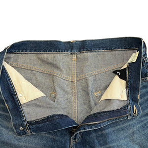 BILLIONAIRE BOYS CLUB Ice Cream Back Logo Patch Denim Shorts