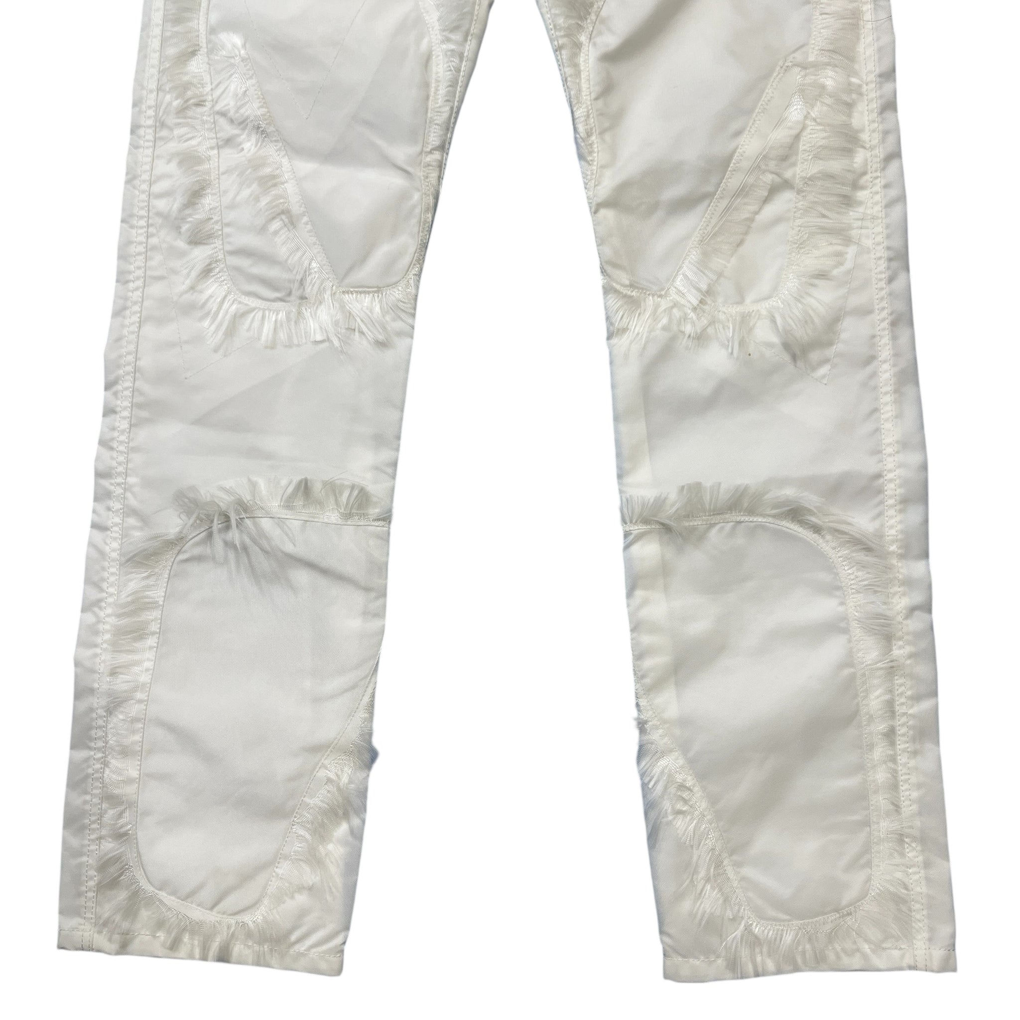 KANGHYUK 2021AW COLLECTION 10 Nylon Cotton Fringe Panel Trousers