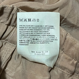 ACNE STUDIOS Pame Structured Fluid Trousers in Old Pink