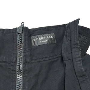 BALENCIAGA 2024SS Wearable Double Front Distressed Cargo Jacket