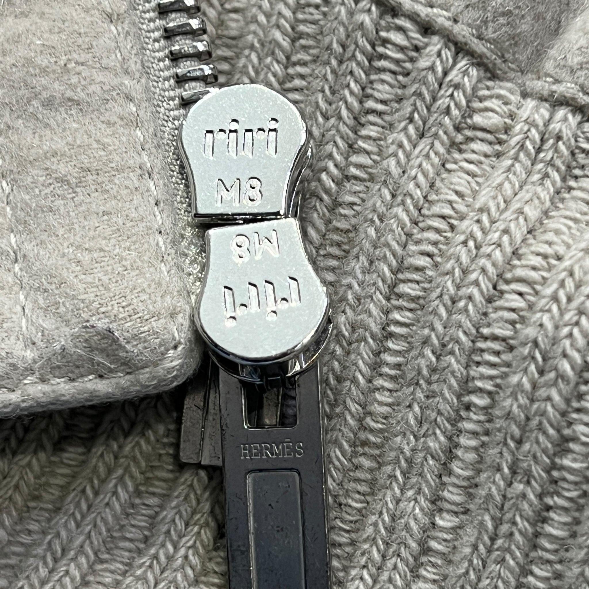 HERMES VÉRONIQUE NICHANIAN Cashmere Zip-Up Bomber Jacket