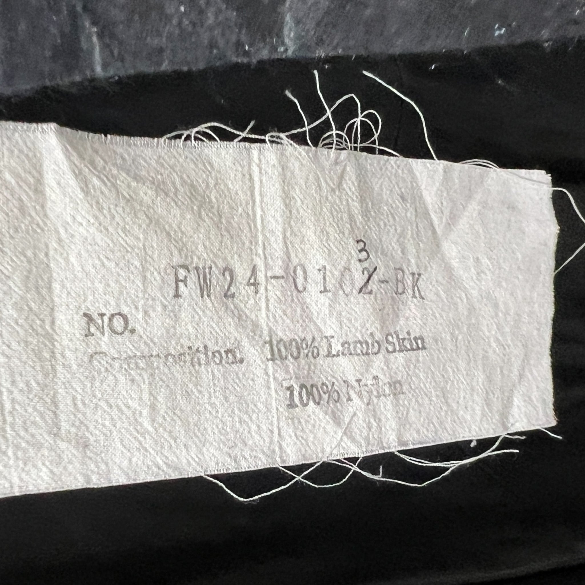 San 2024FW Lambskin Lether Modscoat