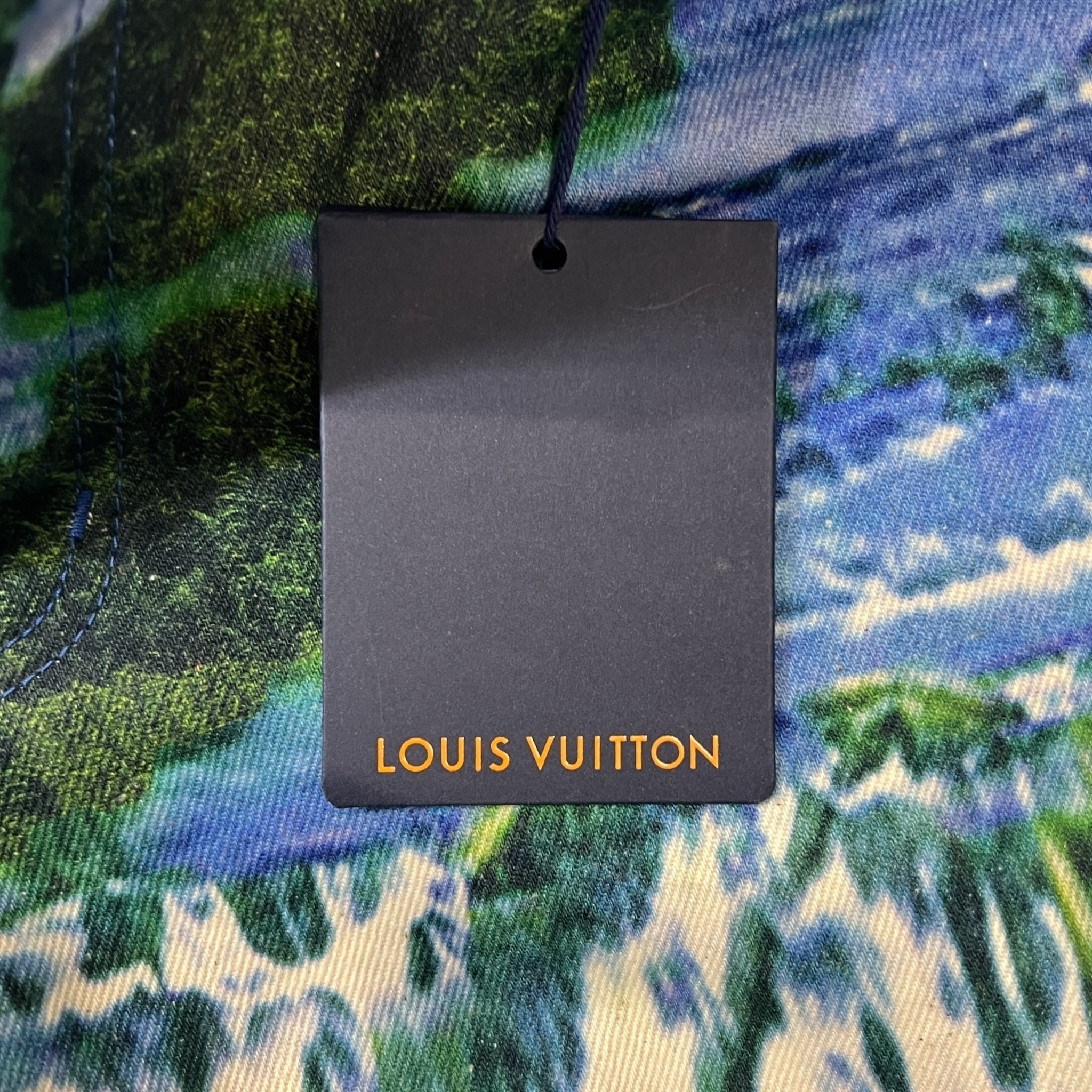 LOUIS VUITTON 2022SS Virgil Abloh "Amen Break" Landscape Print Denim Pants