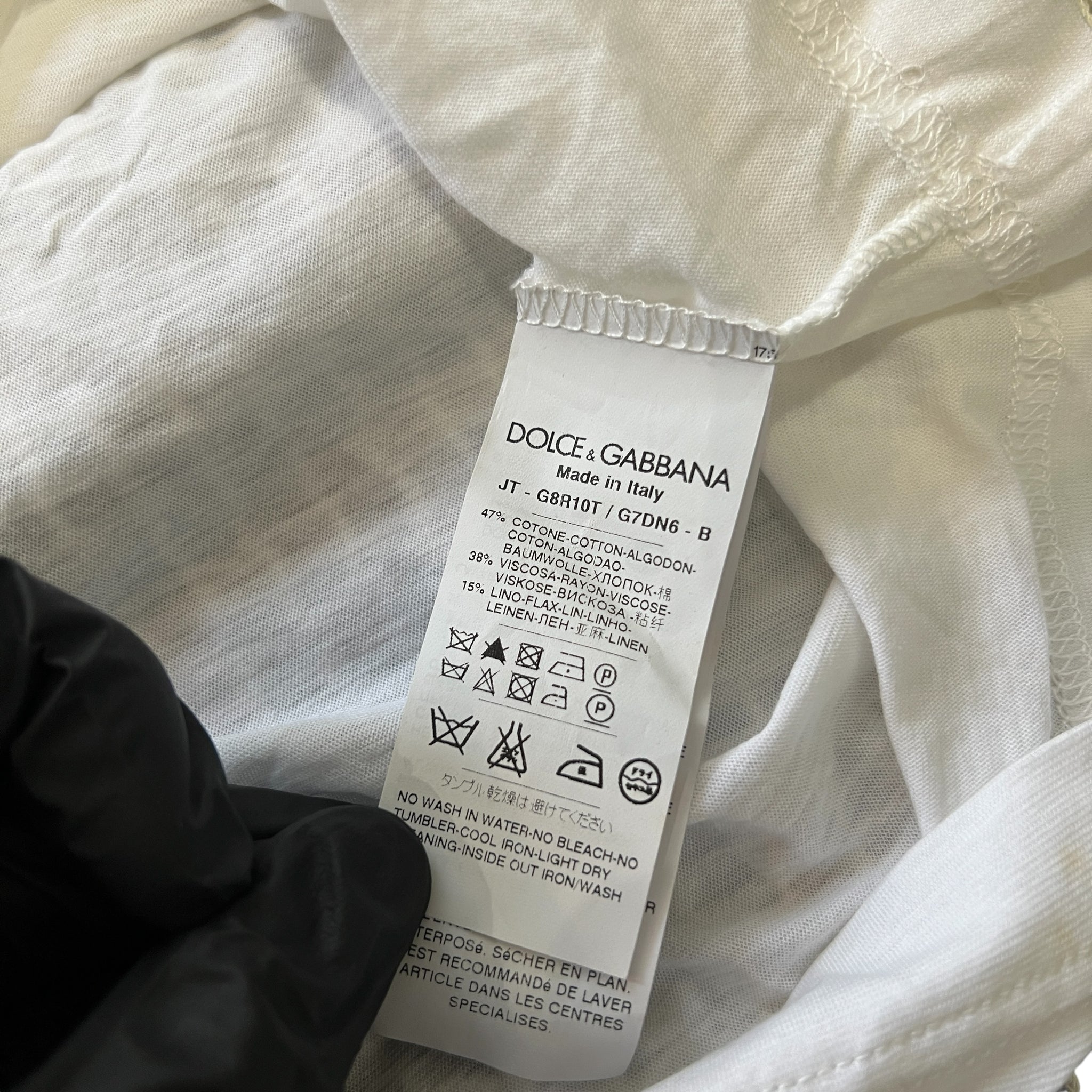 DOLCE & GABBANA 2012SS Mesh Layered T-Shirt