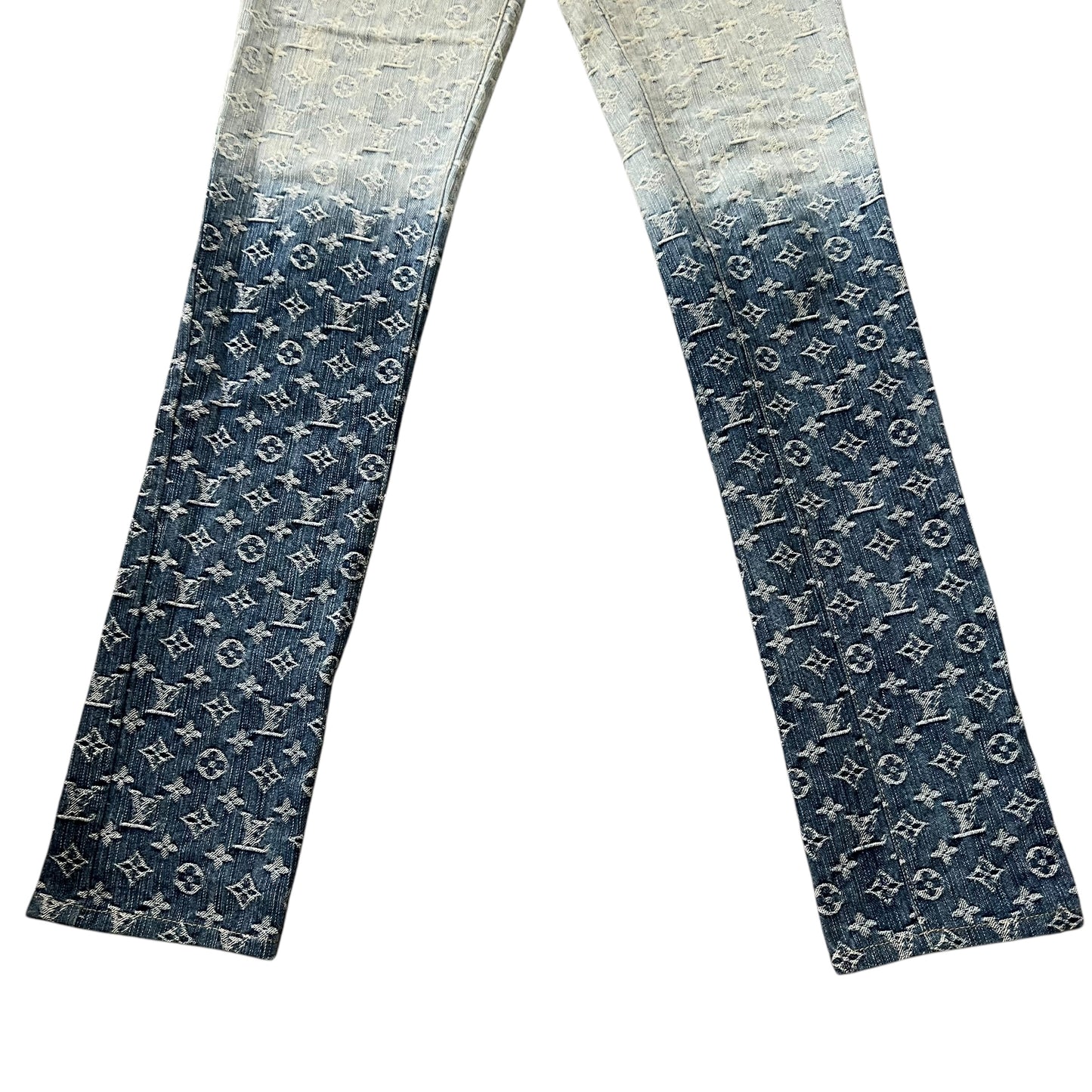 LOUIS VUITTON 2010SS Marc Jacobs Monogram Gradation Denim Pants