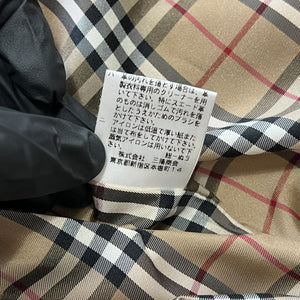 BURBERRY BLACK LABEL Lamb Leather Zip-up Jacket