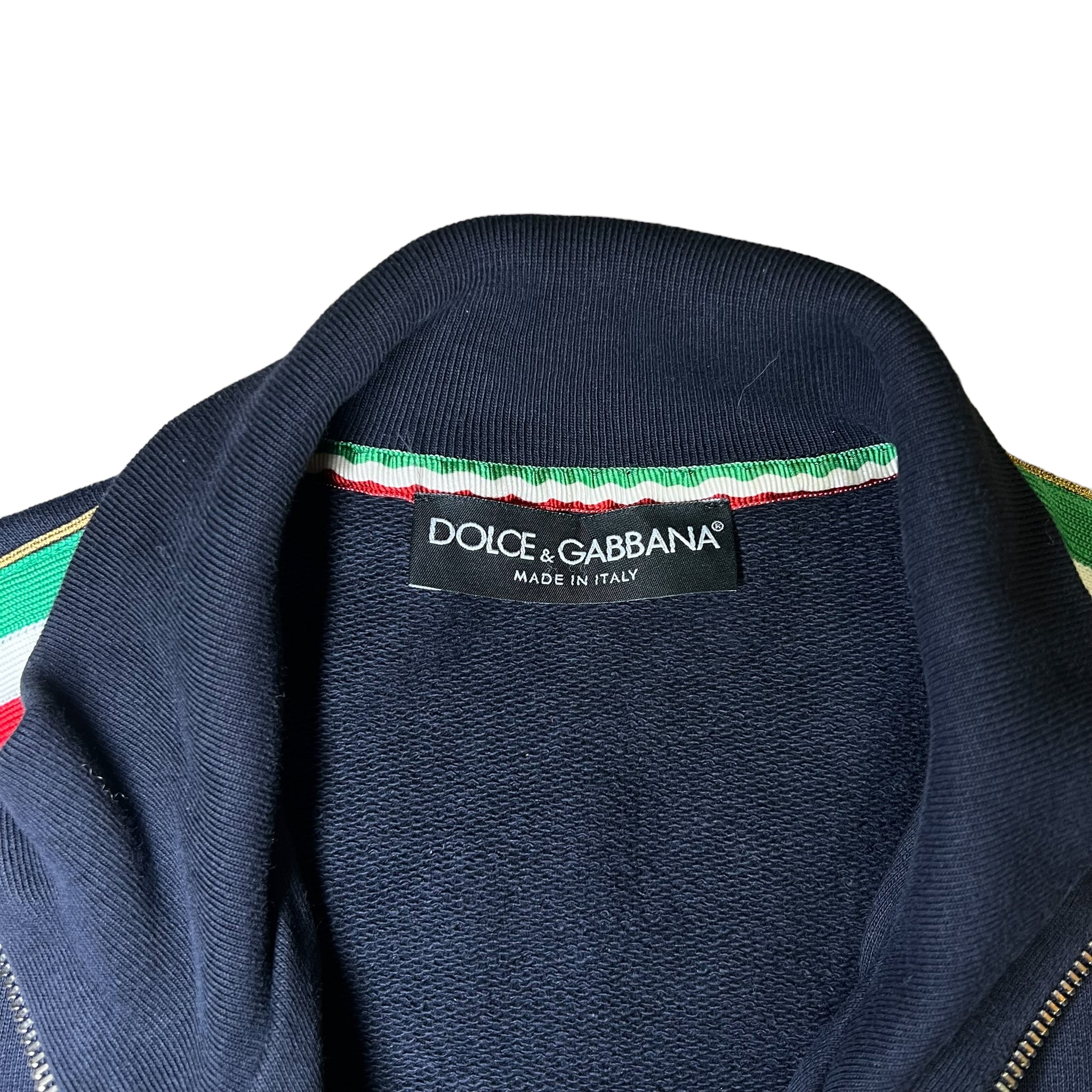 DOLCE&GABBANA FOOTBALL MOTIF ''CALCIO'' BACK NUMBER 15 WAPPEN ITAIY COLOR 3 LINE SETUP JERSEY