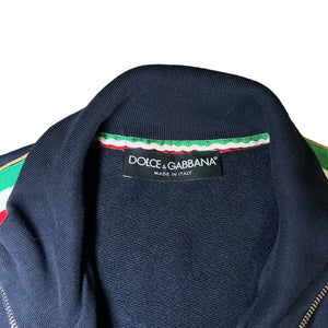 DOLCE&GABBANA FOOTBALL MOTIF ''CALCIO'' BACK NUMBER 15 WAPPEN ITAIY COLOR 3 LINE SETUP JERSEY