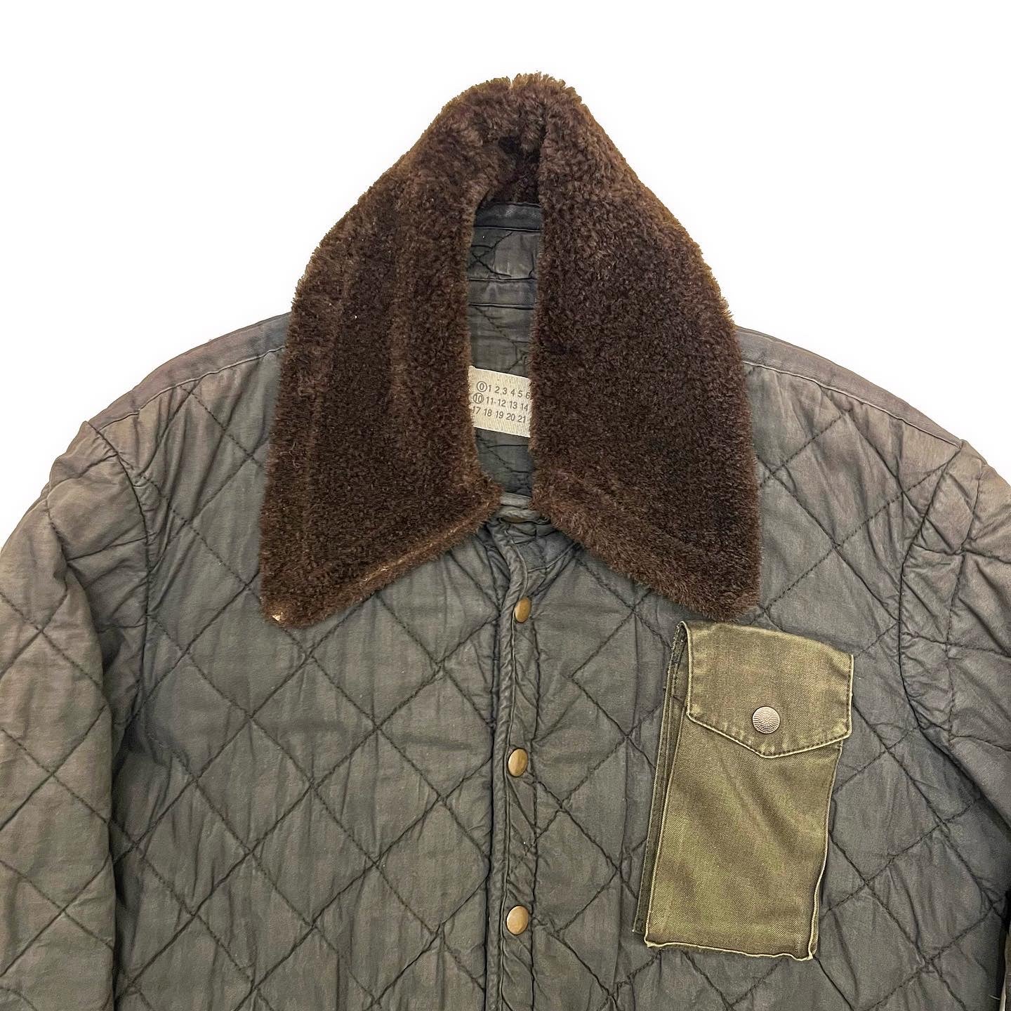 MAISON MARTIN MARGIELA 2001SS ARTISANAL MILITARY QUILTING BORE JACKET