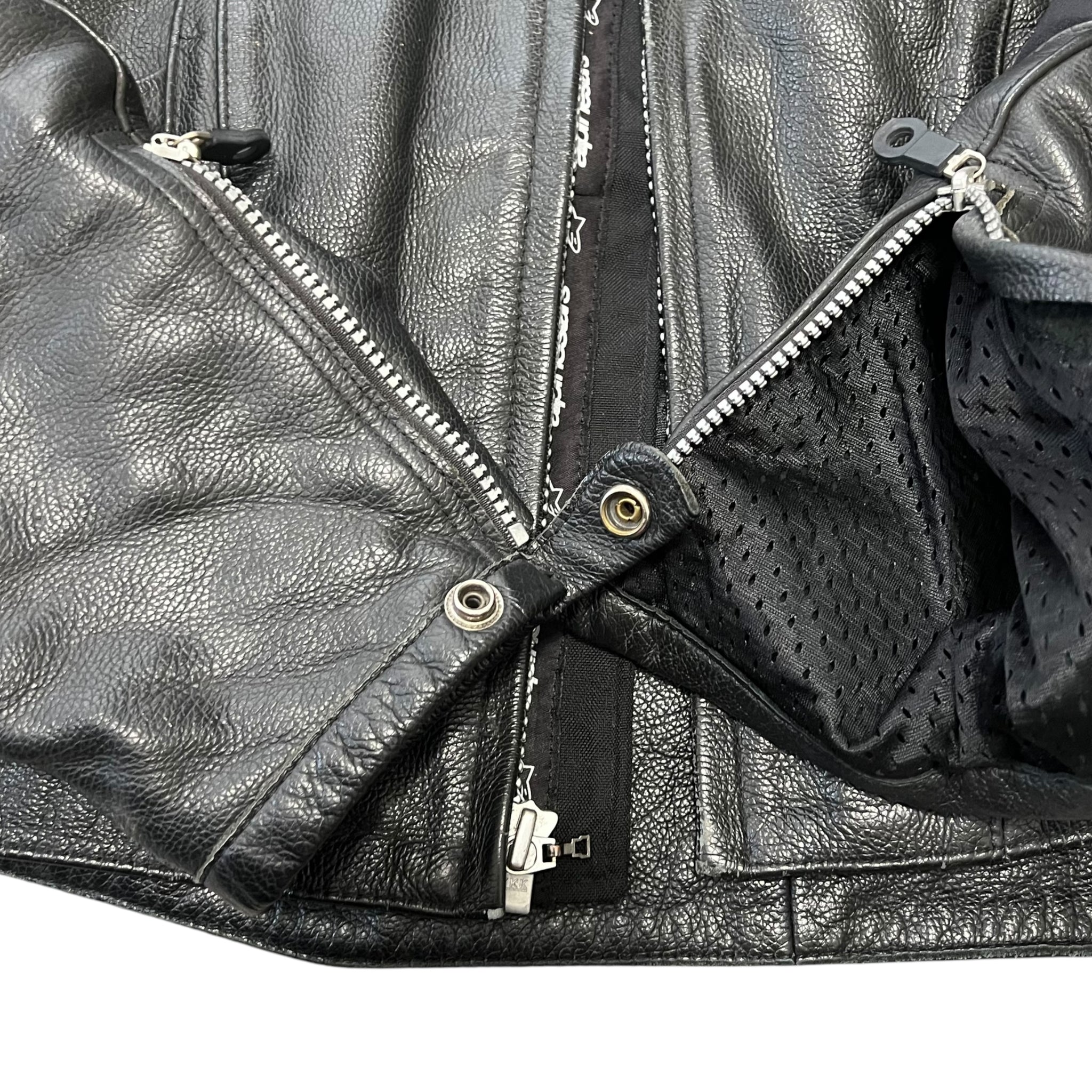 ALPINESTARS Leather Biker Jacket