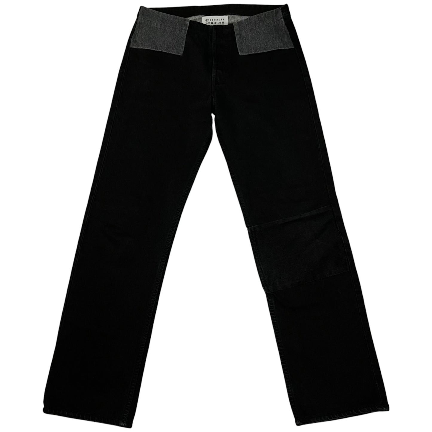 MAISON MARTIN MARGIELA Artisanal Black Denim Pants