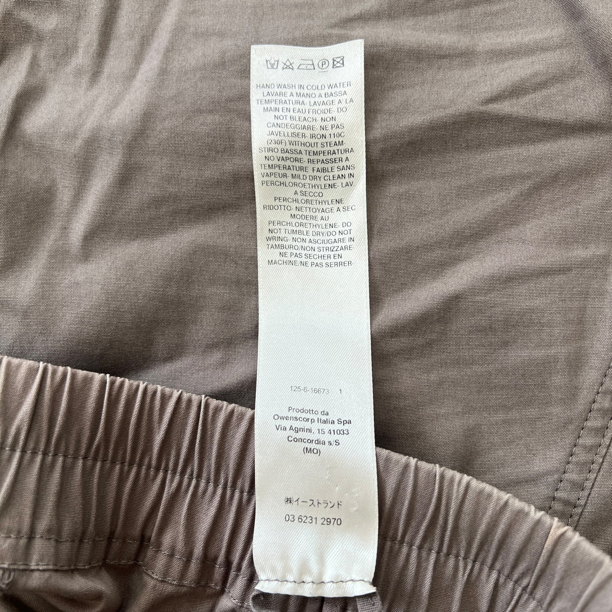 RICK OWENS 2021SS Bauhaus Cargo Pants
