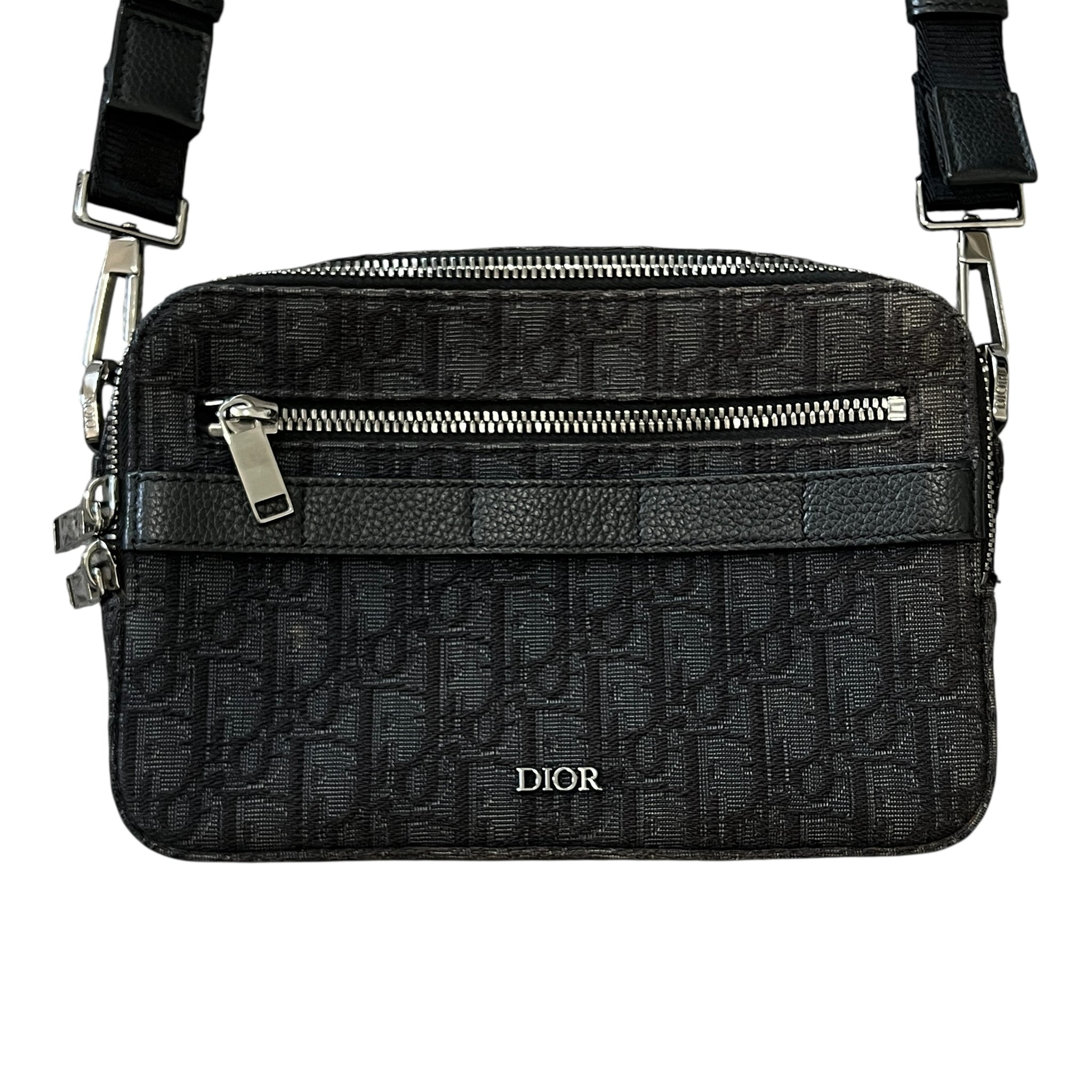 DIOR Oblique Trotter Shoulder Pouch Bag