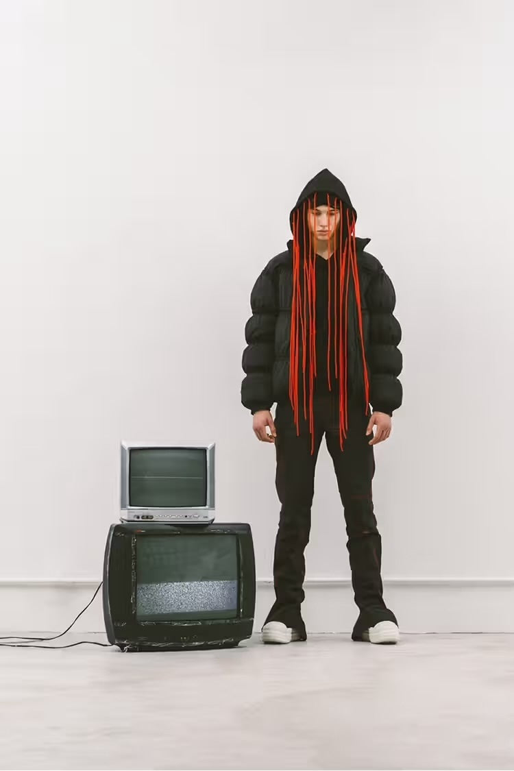 POST ARCHIVE FACTION (PAF) 2020SS '3.0' LAYERED OVERSIZED HOODIE